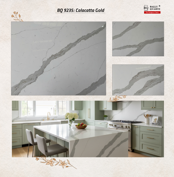 Bally Quartz BQ9235 Calacatta Gold